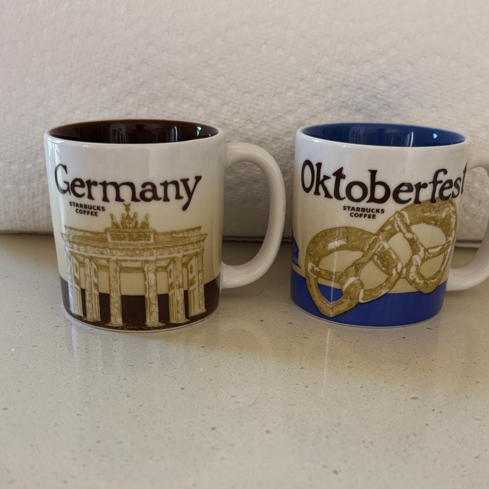 Starbucks 2011 Germany & Oktoberfest mini Mugs - 2 oz capacity
